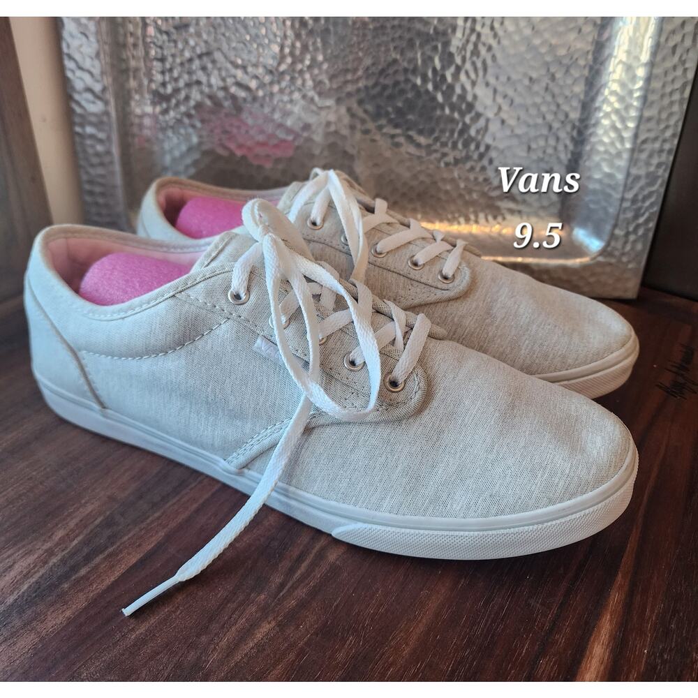 Vans‎ 
Light Grey Lace Up Two Tone Lace Up Sneakers